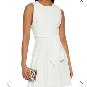 Alice + Olivia Wesley belted Cady mini dress
